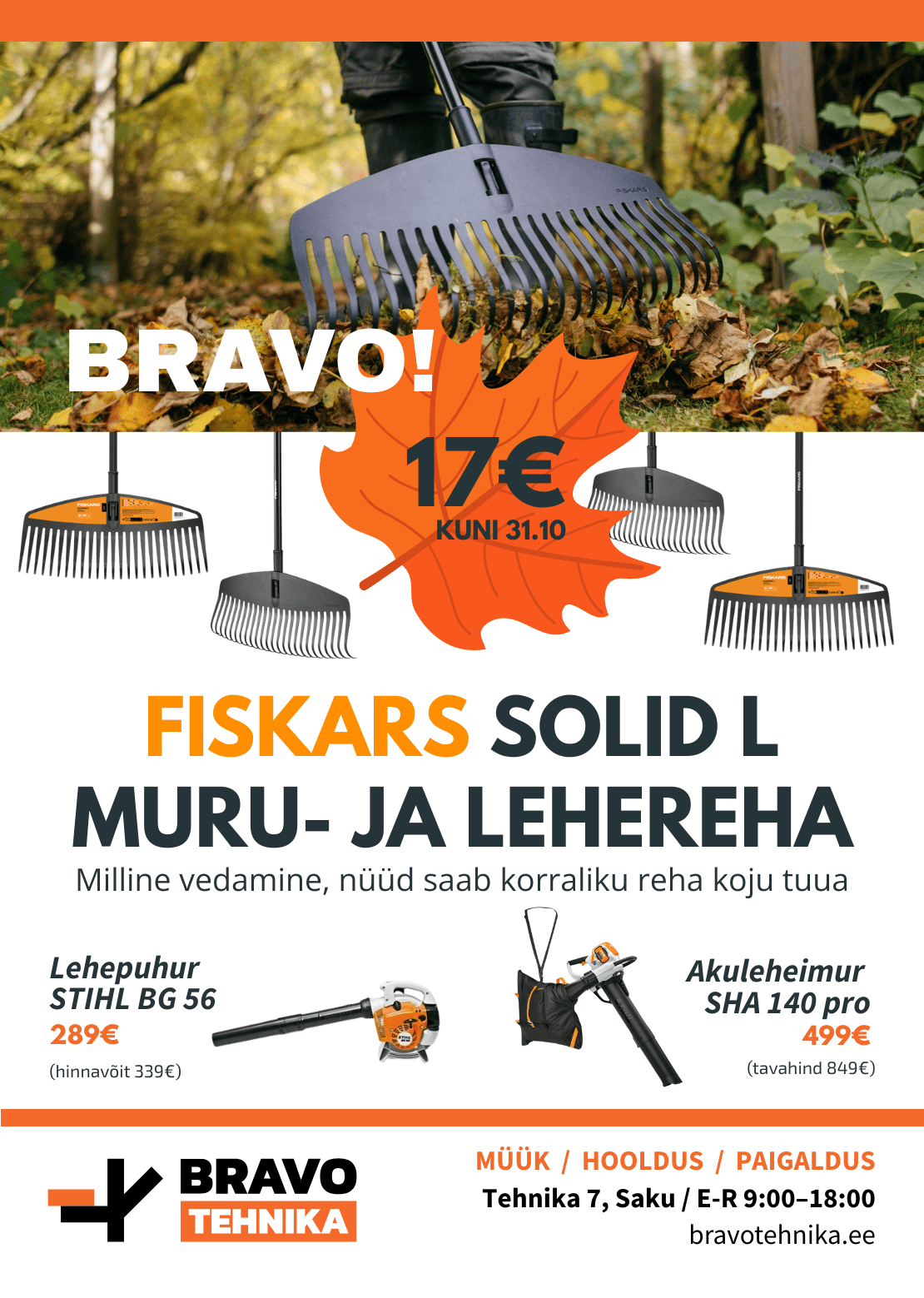 Bravotehnika Fiskars reha sooduspakkumine (1)